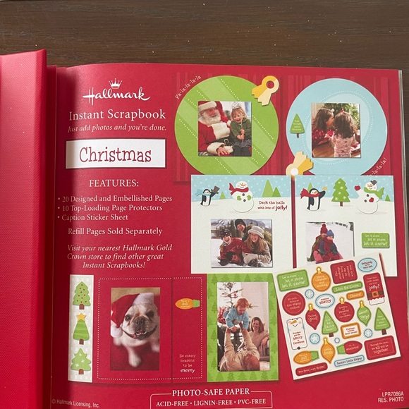 Hallmark Instant Christmas Scrapbook  the perfect gift. New in Box - Picture 13 of 14